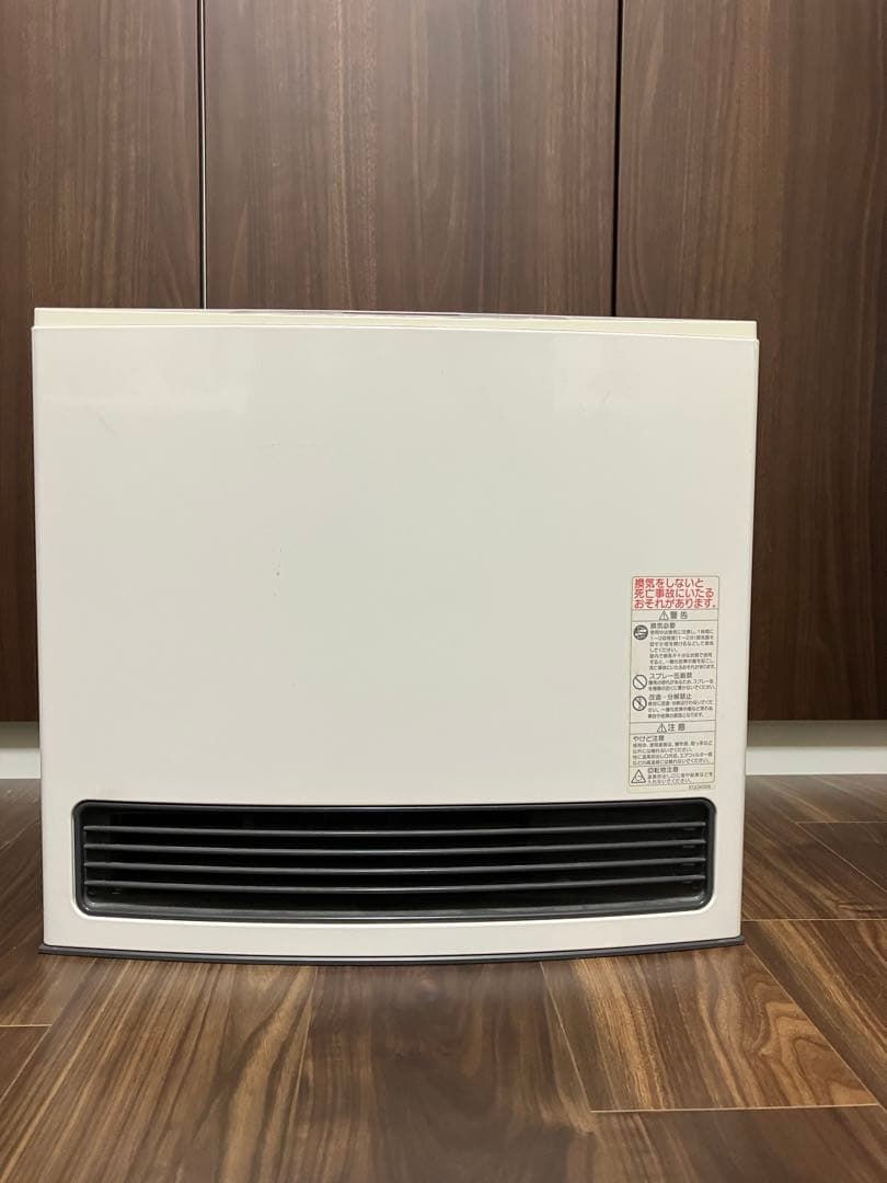 ノーリツ都市ガスファンヒーター GFH-4003S ホワイト　5mホース付き