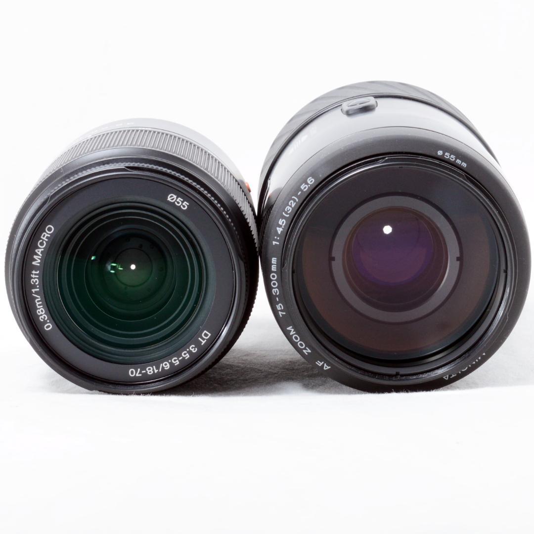 ⭐️良品⭐️SONY ソニー α350 300mmダブルズーム★手振れ補正付き★