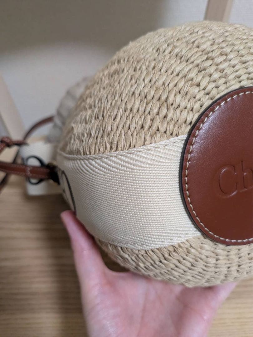 Chloé Woody かごバッグ　スモールバスケット