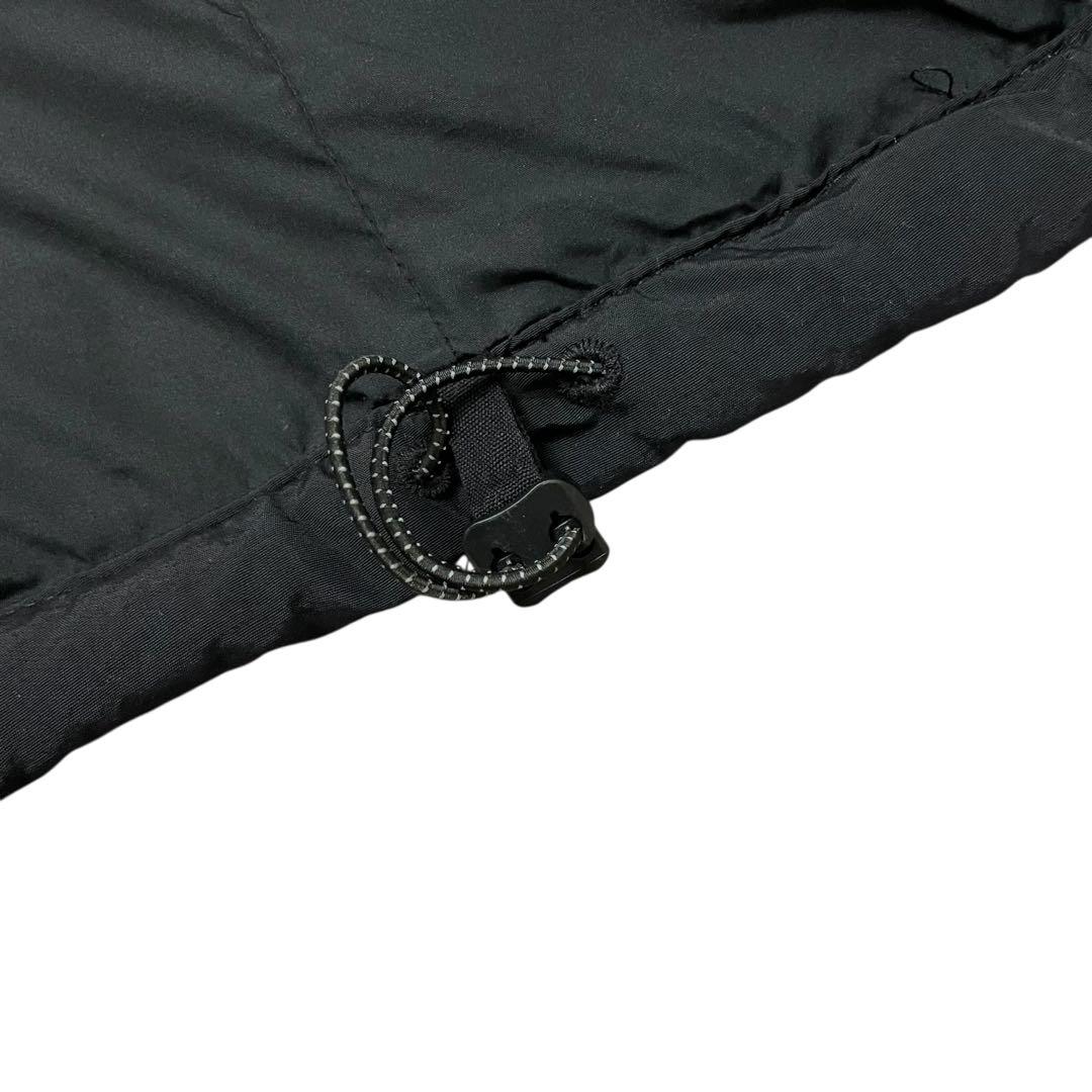 【美品】USED 00s 中綿入り モンスターパーカー ブラック ナイロンJKT