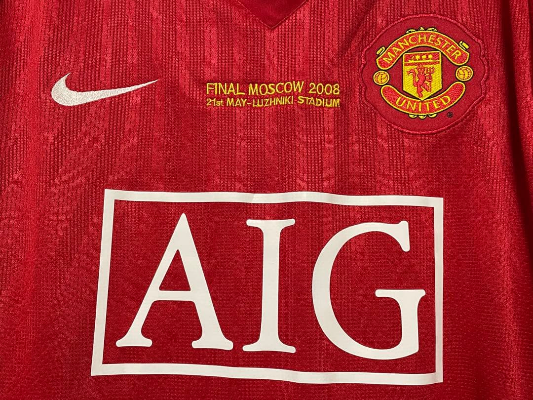 【正規品】ロナウド　マンチェスターユナイテッド　07/08 ホーム長袖レプリカ