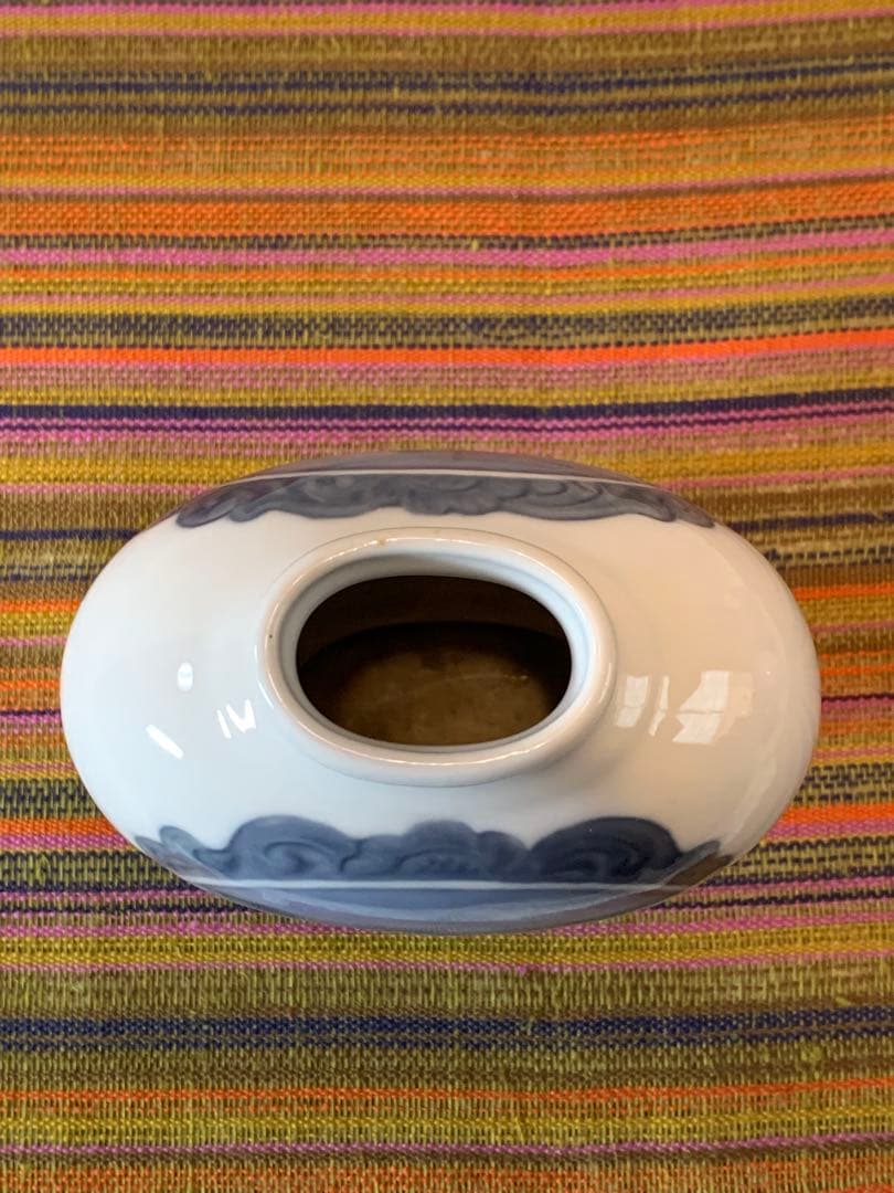 ロイヤルコペンハーゲン　1922年アンティークの建物と風景が素敵な花瓶！