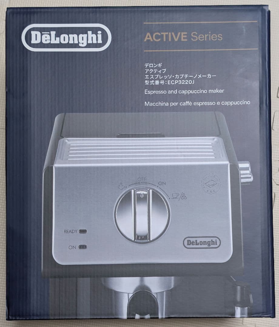 新品未使用 デロンギ エスプレッソ カプチーノ メーカー ECP3220J-R