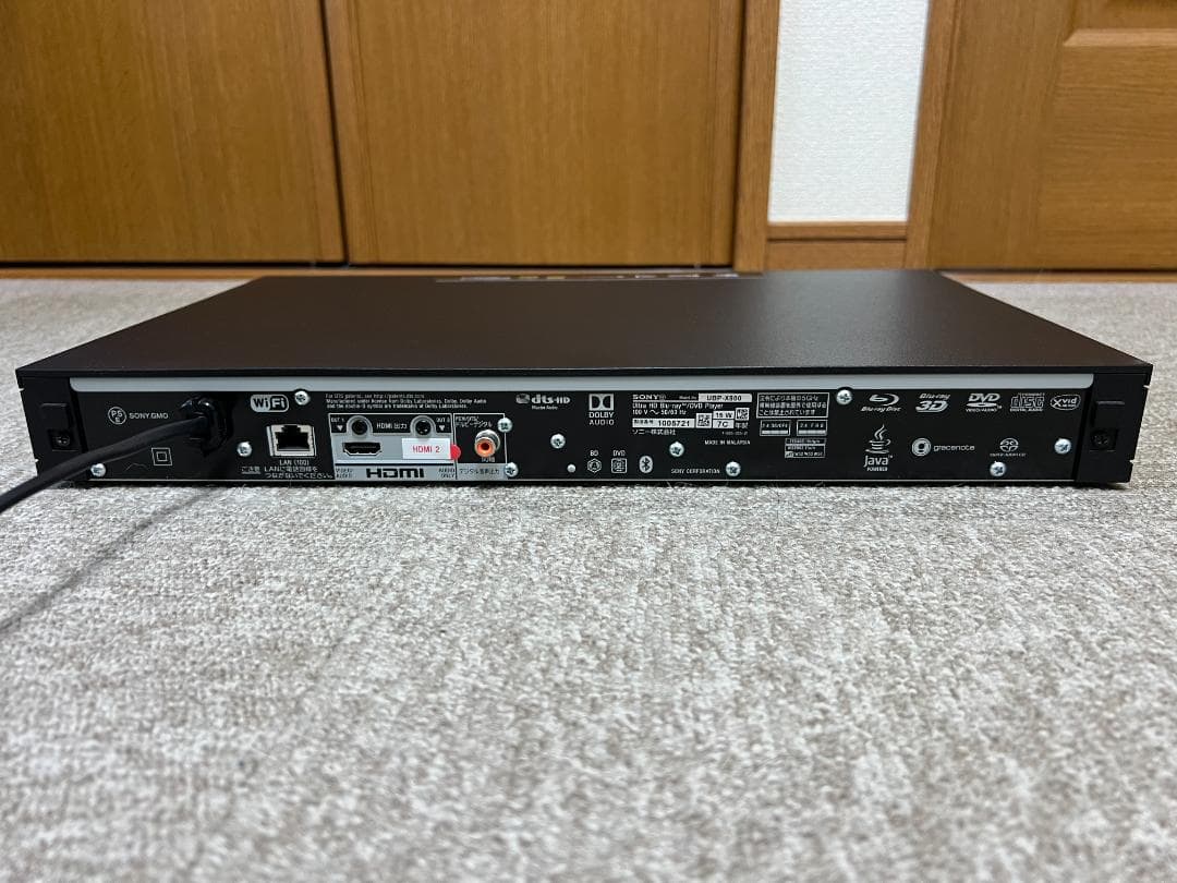 UBP-X800 ソニー ブルーレイプレーヤー