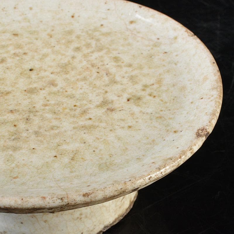 朝鮮美術　李朝　高麗白磁　祭器　C　R6024