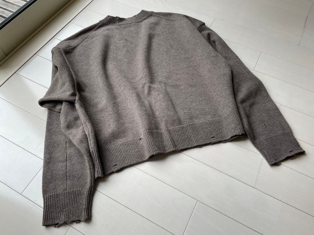 【美品】24aw kaga ryu ニット カーディガン ベスト タグ付き