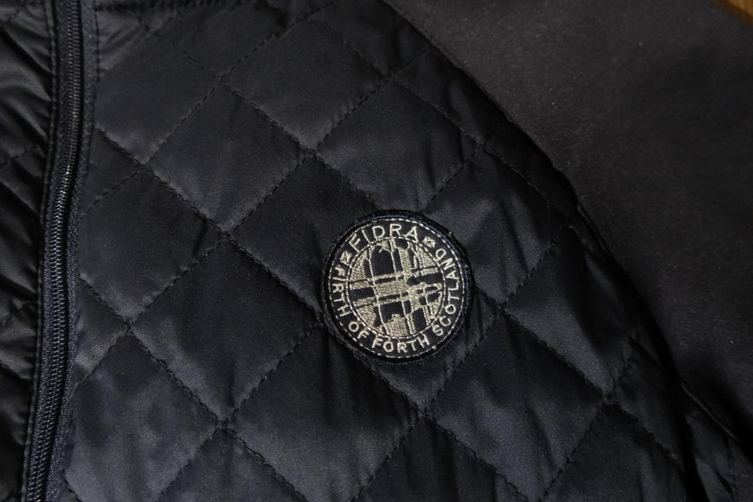 フィドラ ゴルフウェア レディース フロントジップ ハイブリッドジャケット