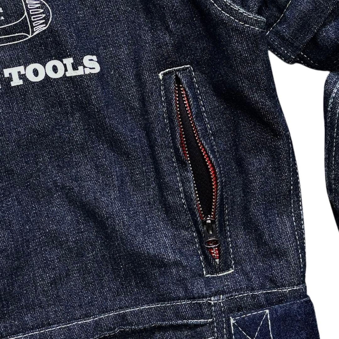 Snap-on 2WAYデニムジャンプスーツ/ツナギ/オールインワン