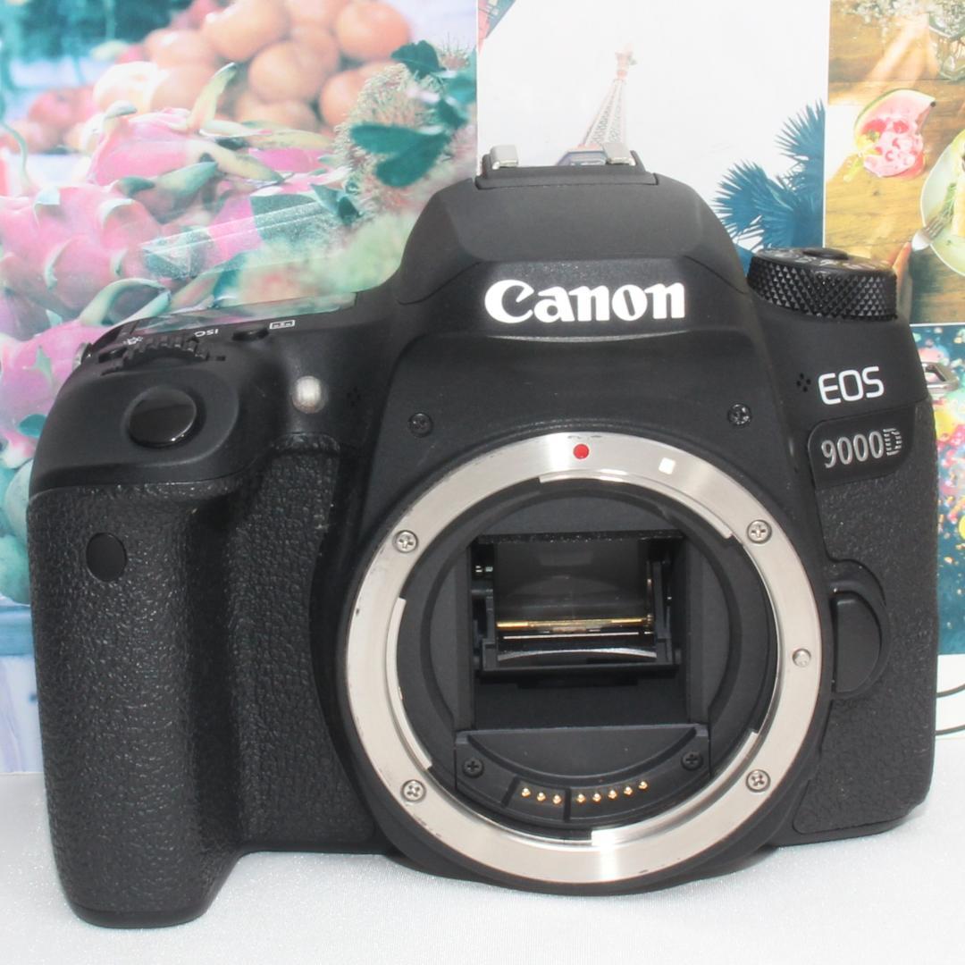 ❤️予備バッテリー付❤️Canon EOS 9000D 手振れ補正ダブルレンズ