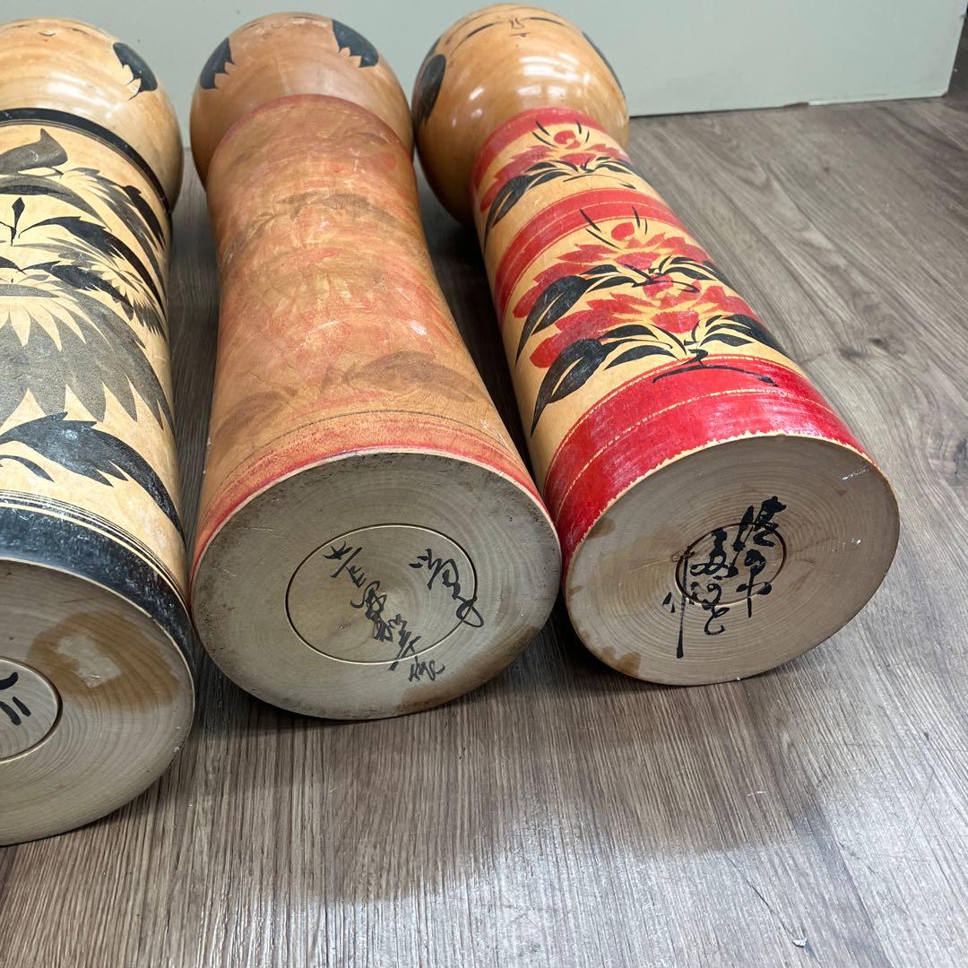 D-2 昭和レトロ 伝統工芸 伝統こけし 12体セット まとめ売り 郷土玩具