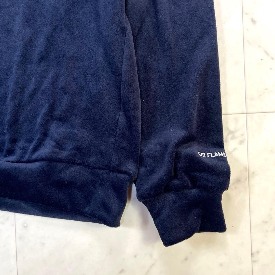 TENTAIL バクネ ネイビー ベロア上下セット新品未使用ユニセックスXS