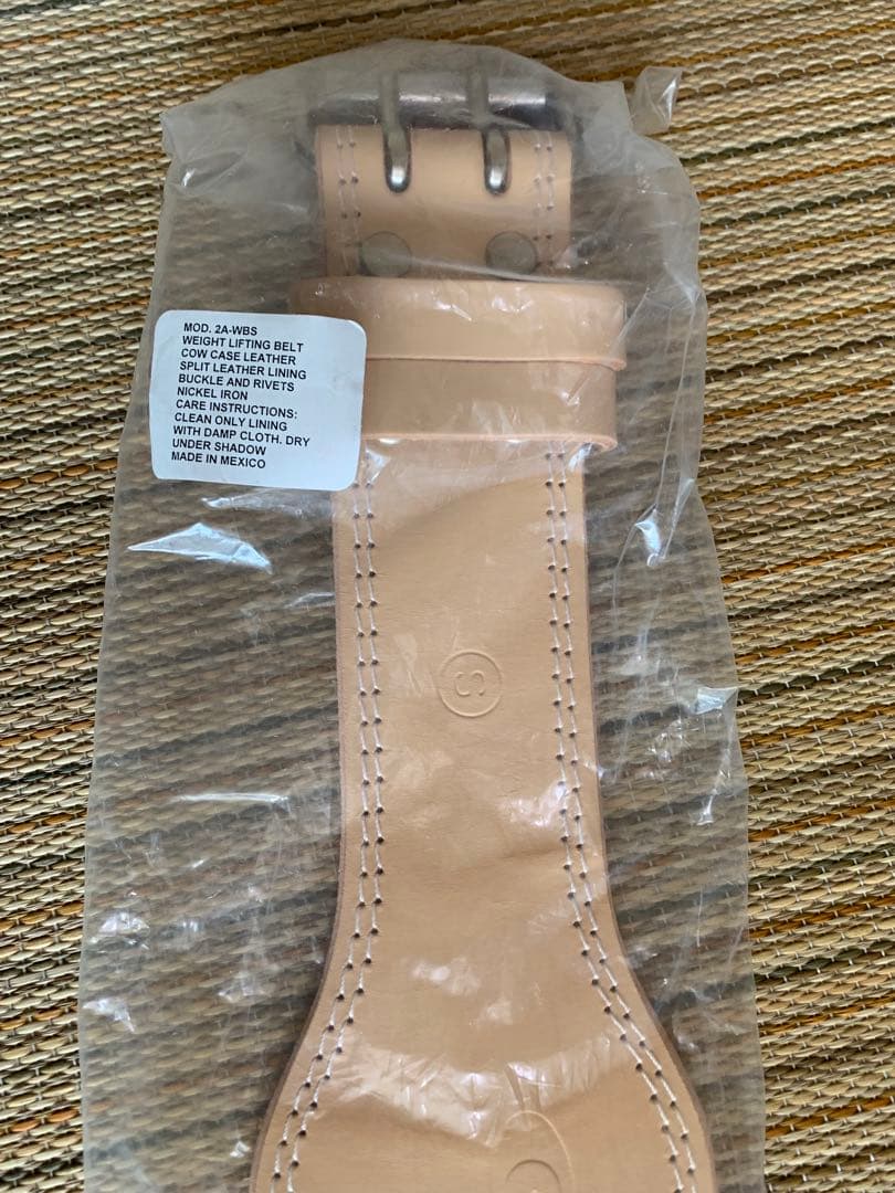 ゴールドジム G3322 EXレザーベルト　サイズS