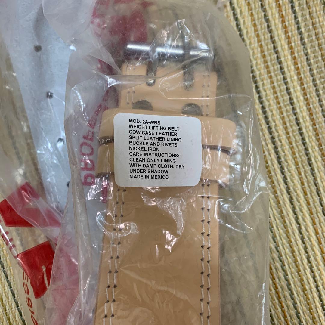 ゴールドジム G3322 EXレザーベルト　サイズS