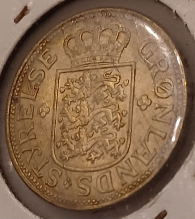 今話題中の国『グリーンランド』シロクマさんの硬貨 1926年(100年前)