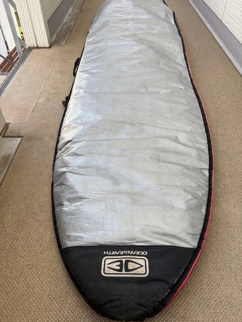 7.6ミッドレングス　サーフボードケース、リーシュコードセット