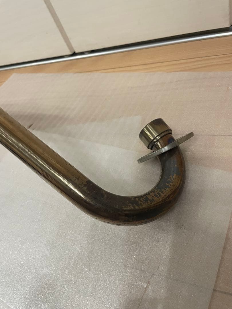 【美品】TAKEGAWA スクランブラーマフラー（アップ)(政府認証）