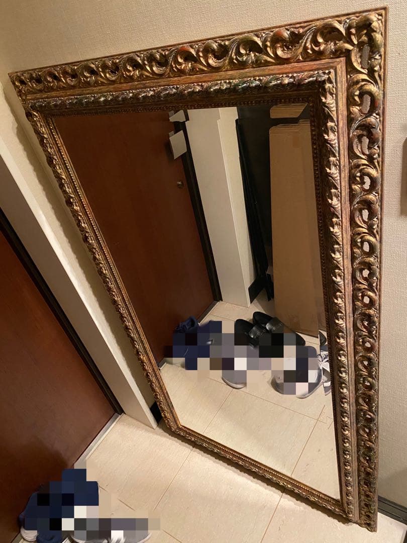 大型インテリア鏡　吊るしor立てかけ