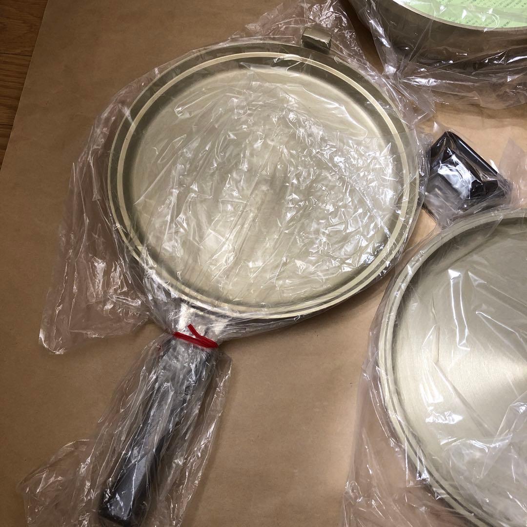 未使用　最高級　しばのキッチン　ゴールド　フライパン3点セット　IH対応