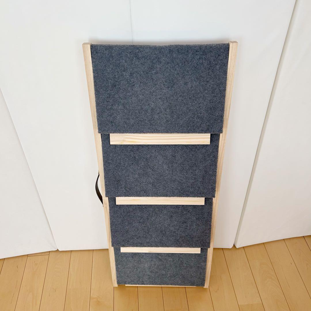 ペットスロープ ステップ ペット用 折り畳み 高さ調節 介護 老犬 階段