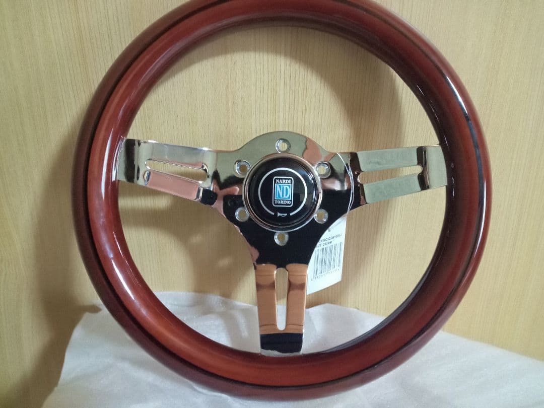 ウッドステアリング　290mm　小径　29cm 　旧車　　新品