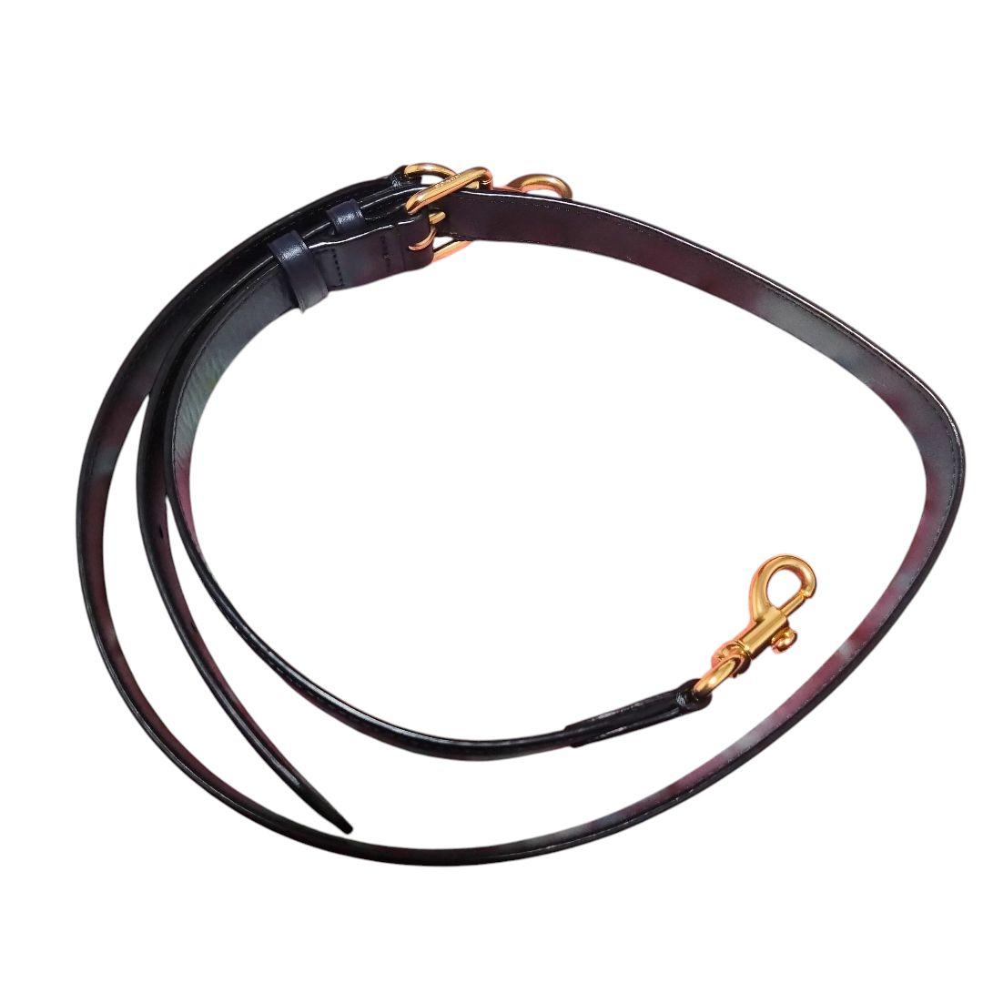 極美品 コーチ 2way ネイビー ショルダーバッグ クリオ23 C5688