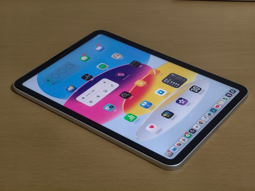 Apple iPad 第10世代 シルバー バッテリー容量100%
