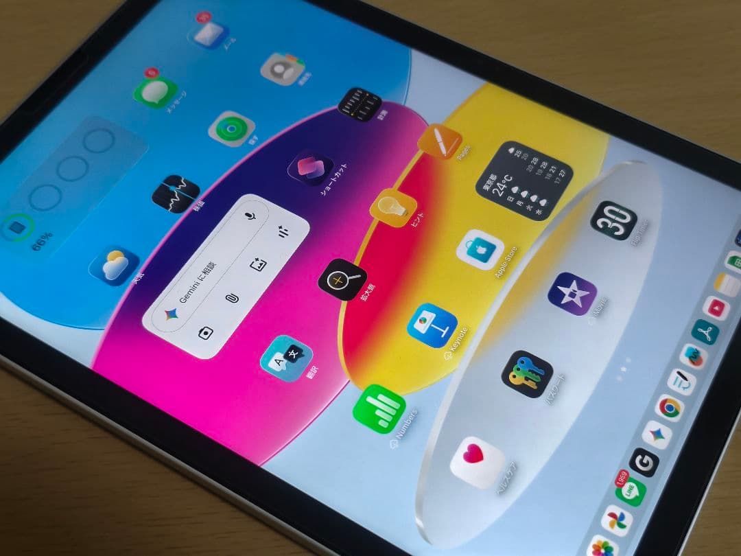 Apple iPad 第10世代 シルバー バッテリー容量100%