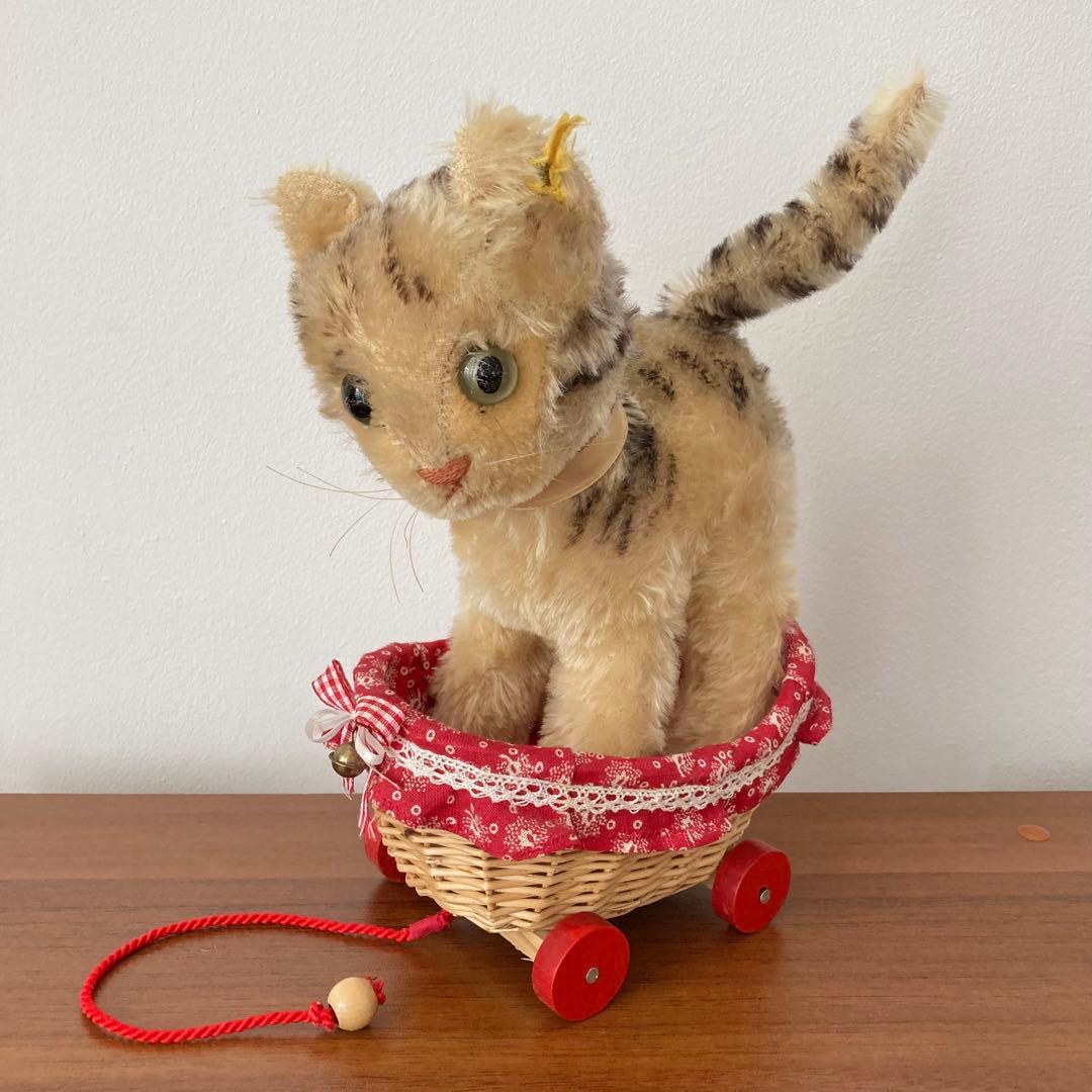 専用　トラ猫　オールドシュタイフ　シュタイフ　猫　ぬいぐるみ　ヴィンテージ