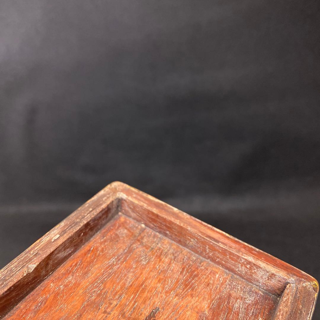 専用中国清時代光緒年製鴻書堂蔵本鼈甲箱硯石　10.5×8×3.1㎝(硯箱)トトサ