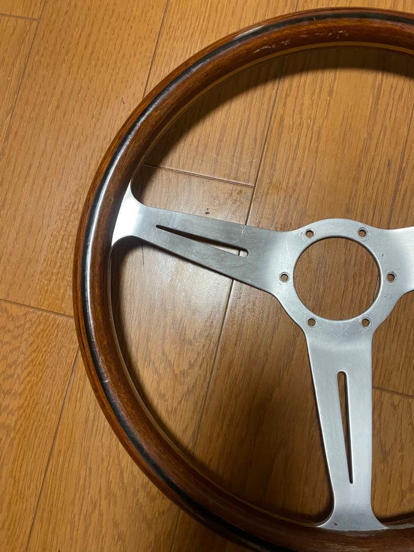 ステアリング ハンドル NARDI 368mm ディープコーン 旧車 ウッド