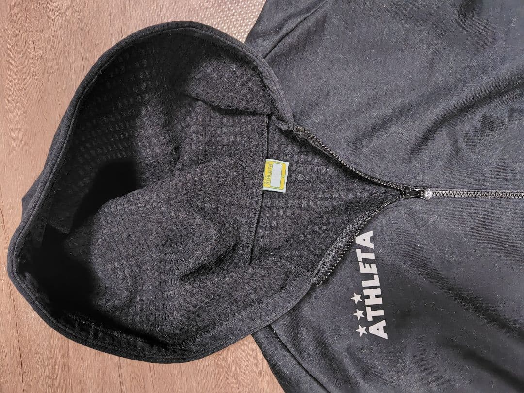 ATHLETA フルジップスウェットパーカー＆パンツ　 ブラック