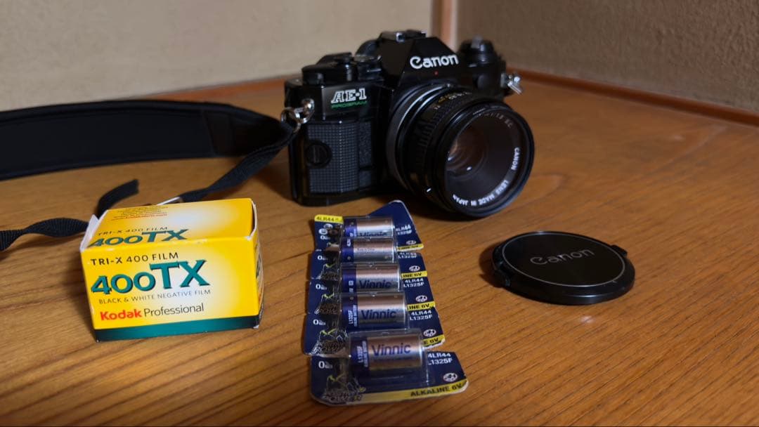 美品 Canon AE-1 Program + FD 50mm F1.8 S.C