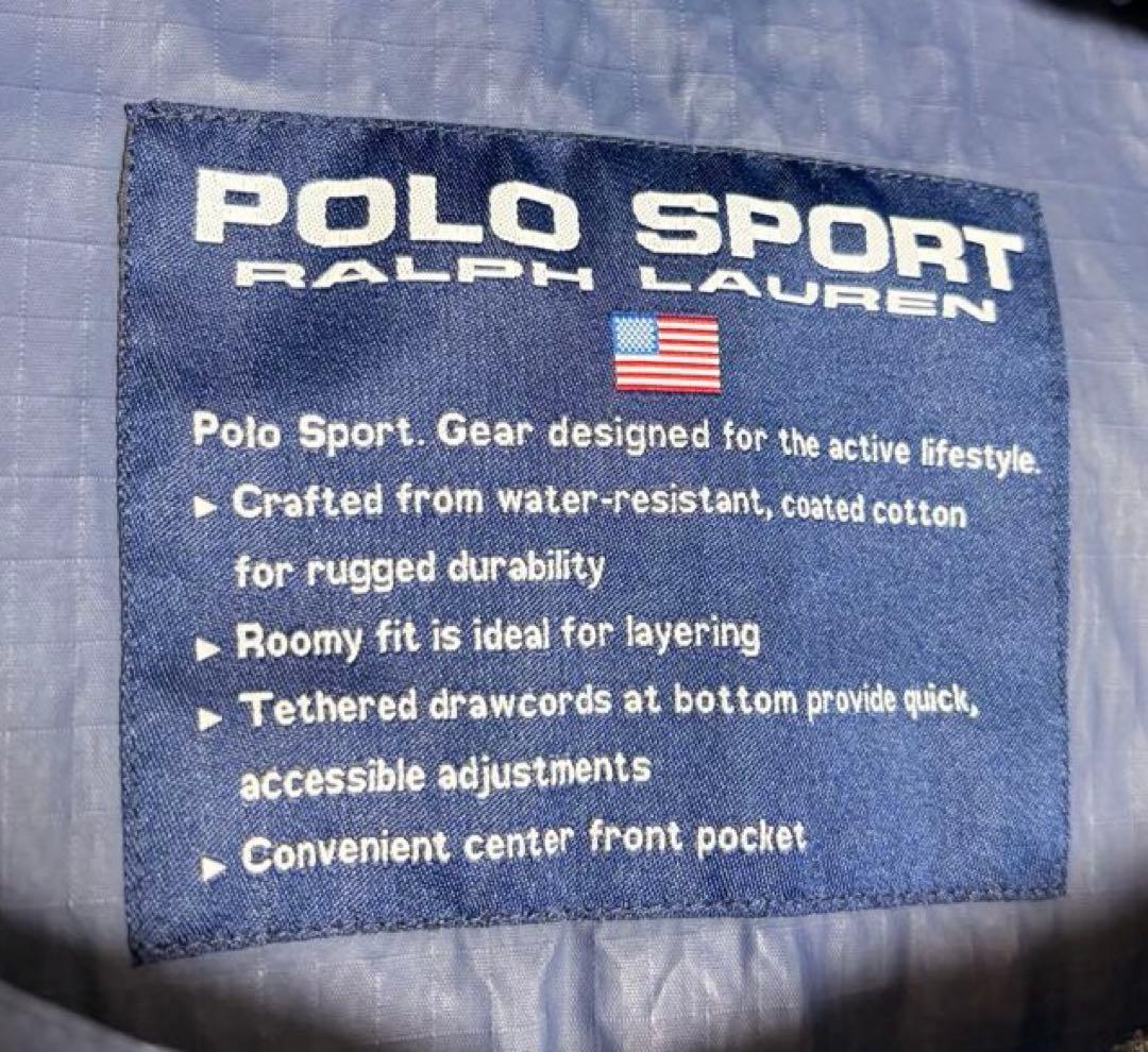 希少 90s POLO SPORT Coating Anorak Jacket