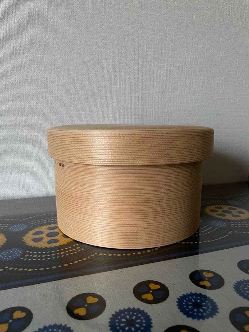 栗久　おひつ3合　白木　秋田大館曲げわっぱ