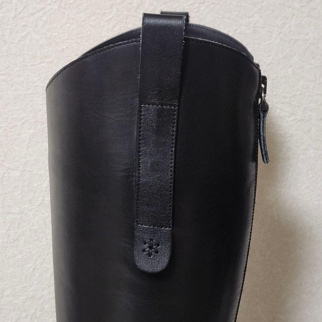 美品 サルトル バックジップ ジョッキーブーツ 36 ブラック