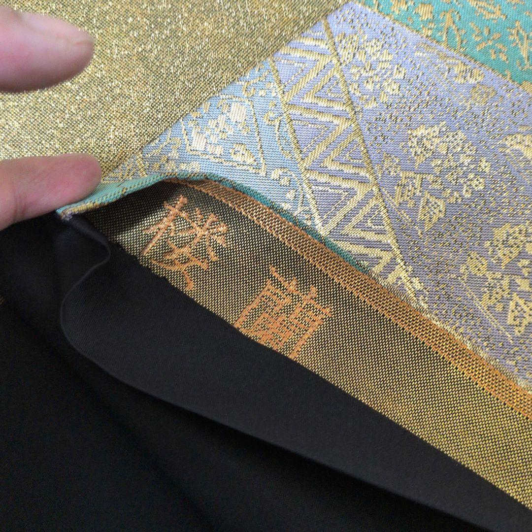 ヒューちゃん　展示会作家物　落款付下げ 楼蘭袋帯　セット　京都駒宮長着