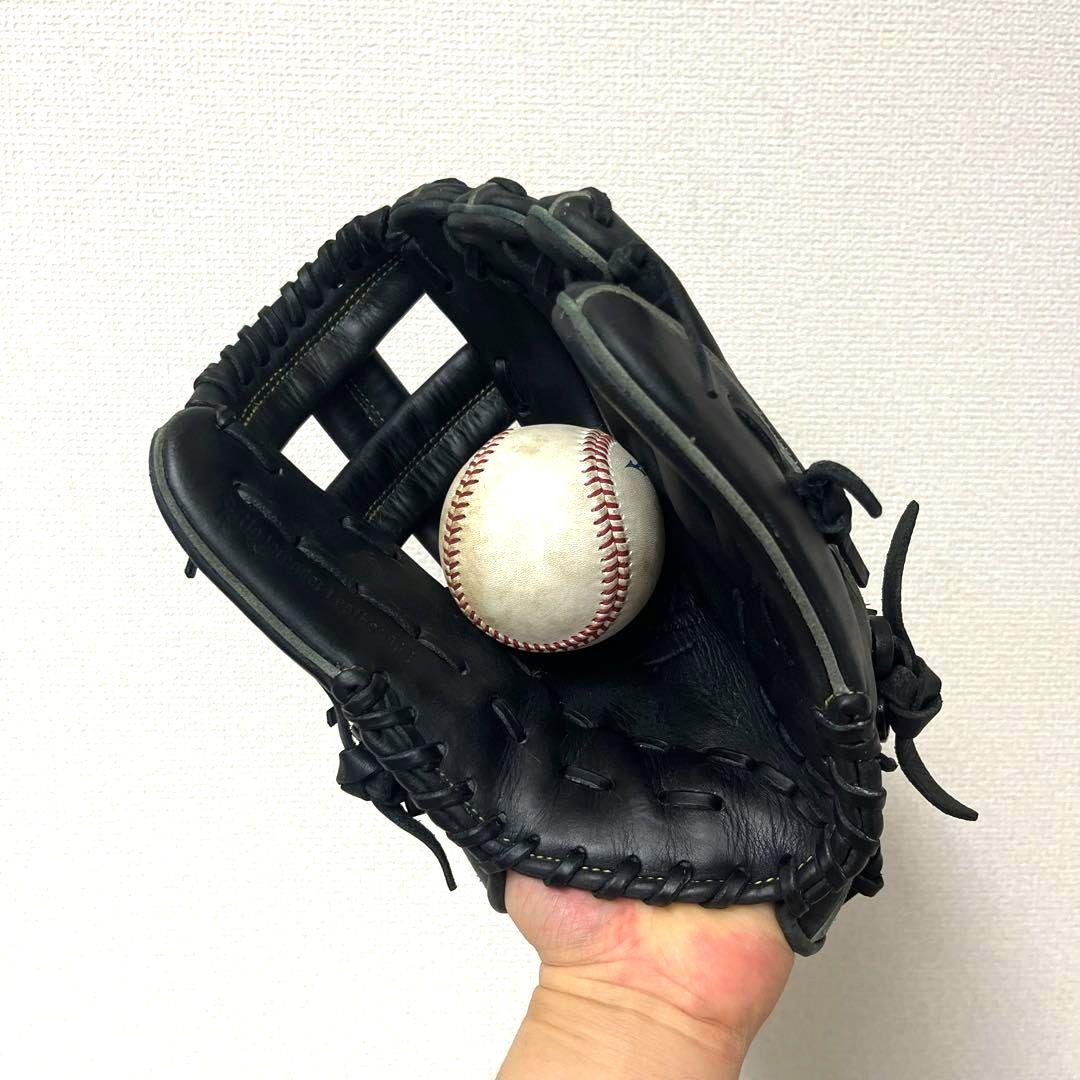 803 ミズノ グローバルエリート 型抜群 即戦力 軟式 少年 内野手用グローブ