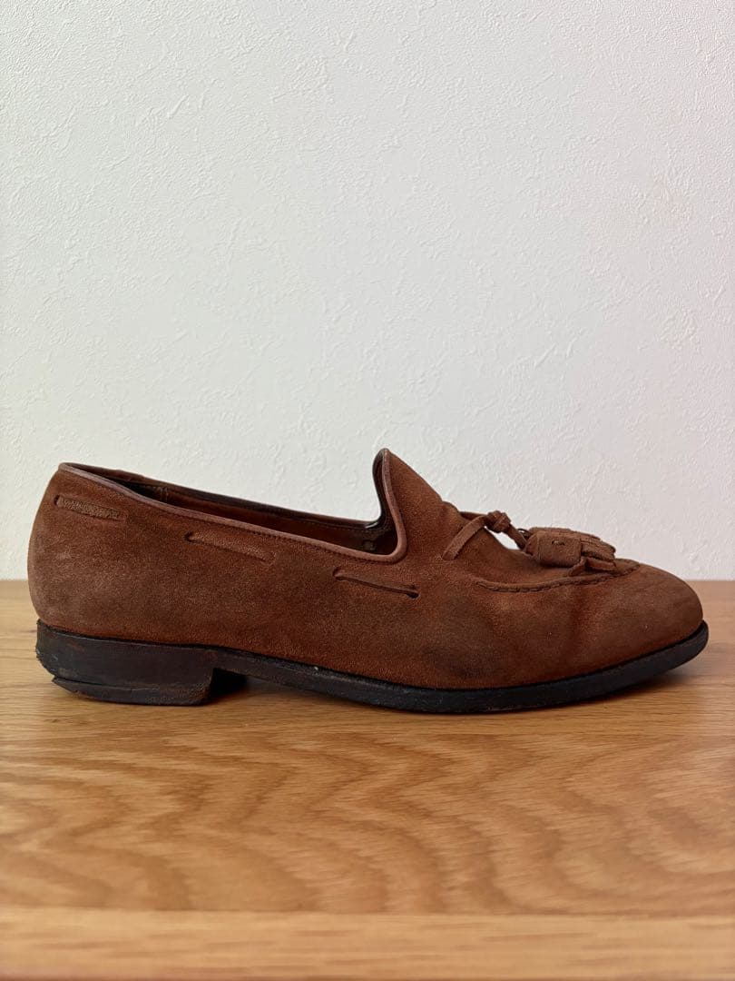 CROCKETT&JONES スエード タッセルローファーサイズ 8E