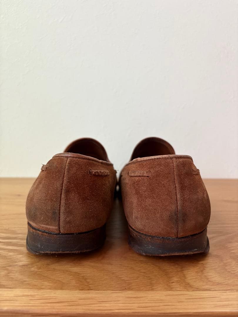 CROCKETT&JONES スエード タッセルローファーサイズ 8E