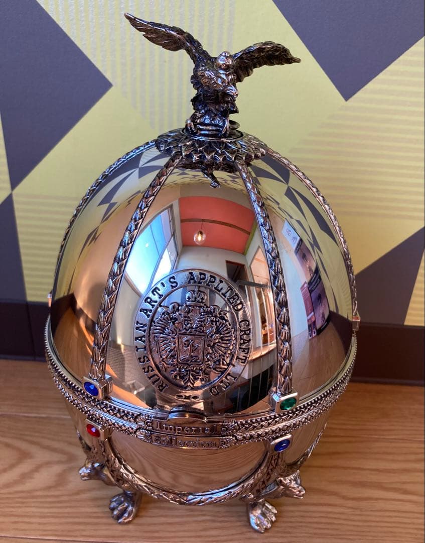 ラドガ インペリアルコレクション 銀 ベネチアングラス デキャンタ 空瓶 空箱