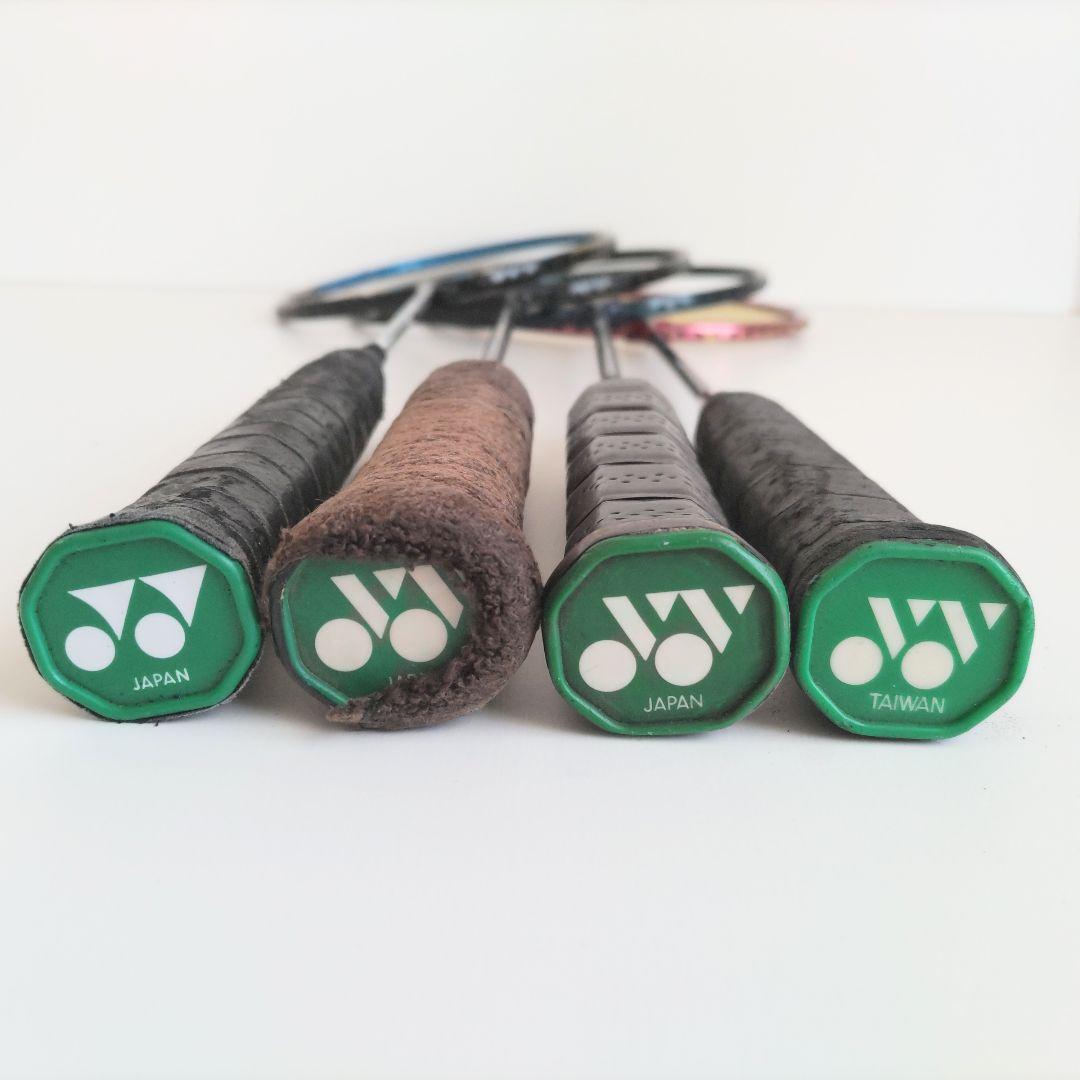 YONEX バドミントンラケット 4本まとめ NANORAY800 他