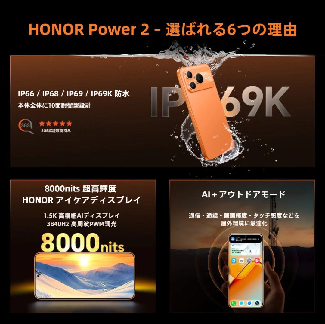 【新品未開封】HONOR Power 2 12GB/256GB 中国版