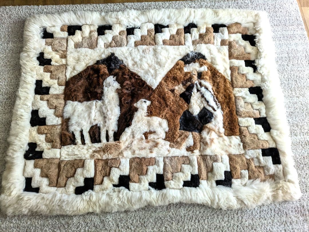 ★もじゃ様用★　ペルー　アルパカ　絨毯　ラグ　敷物　秋冬