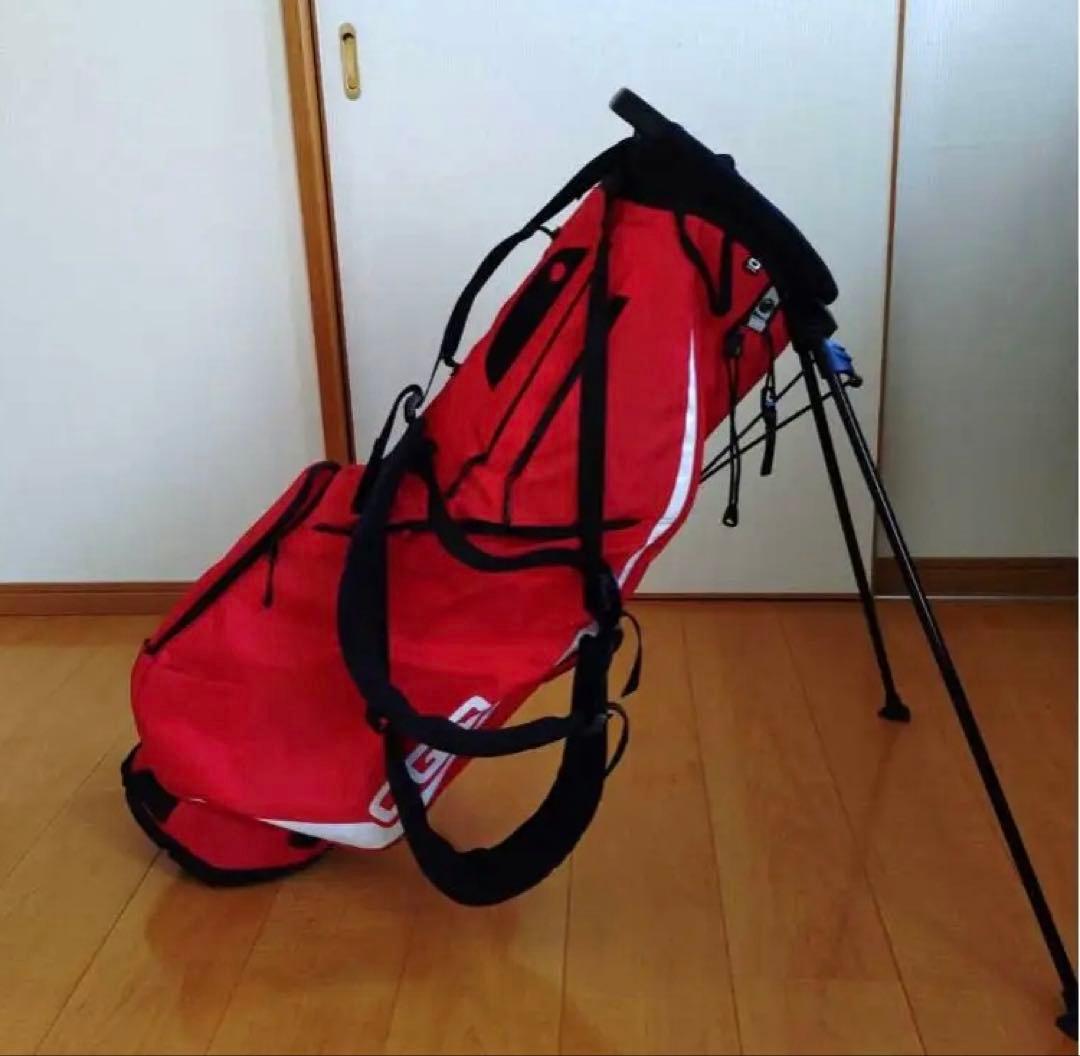 OGIO スタンドゴルフバッグ 赤