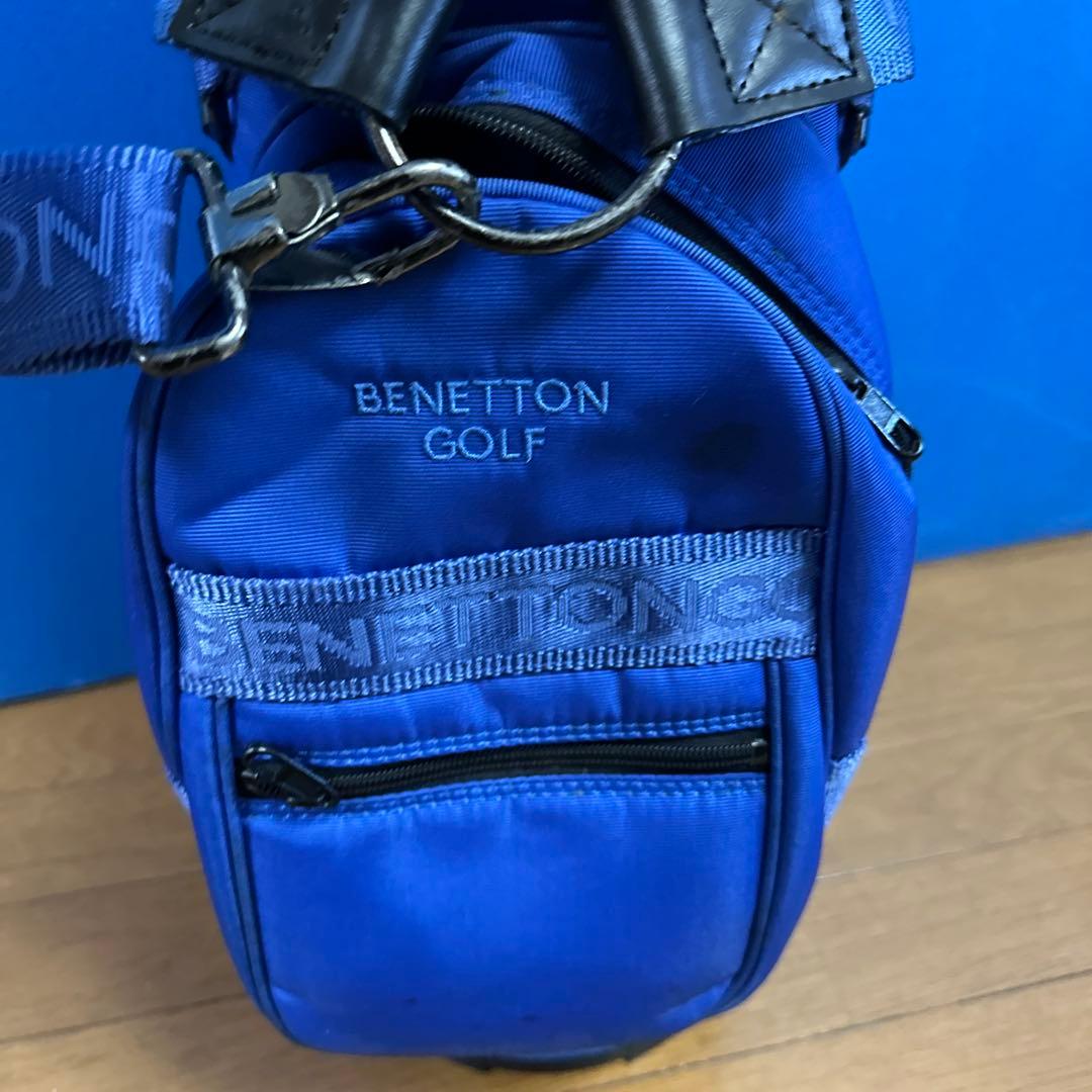 BENETTON GOLF キャディバッグ 青