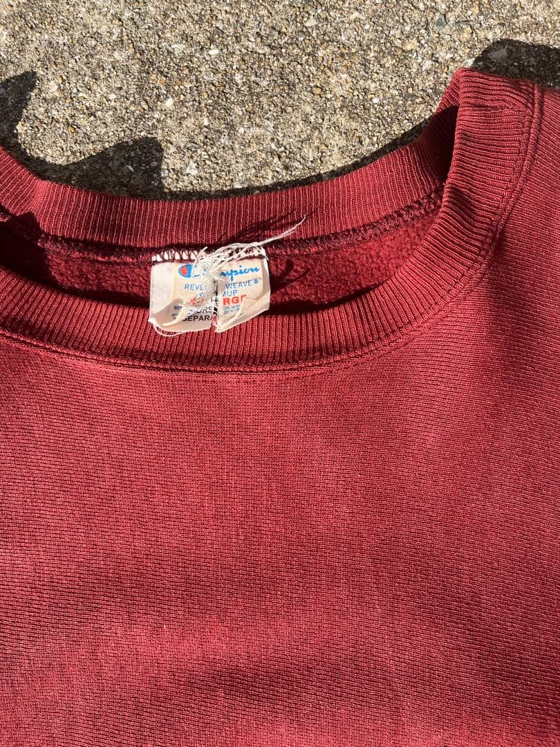 【80s】Champion Reverse Weave 目無し USA製