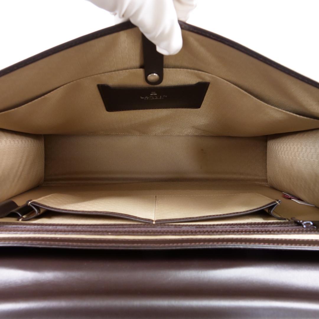 極美品✨ランバンコレクション ビジネスバッグ ブリーフケース レザー