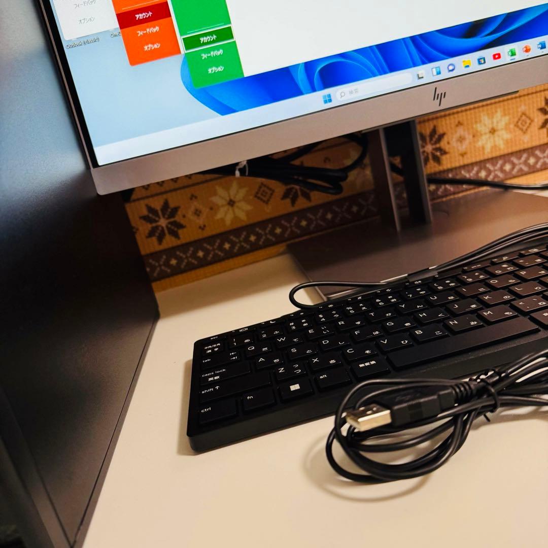 Y620 HPデスクトップSSDメモリ8Gサクサク動くWindows11オフィス