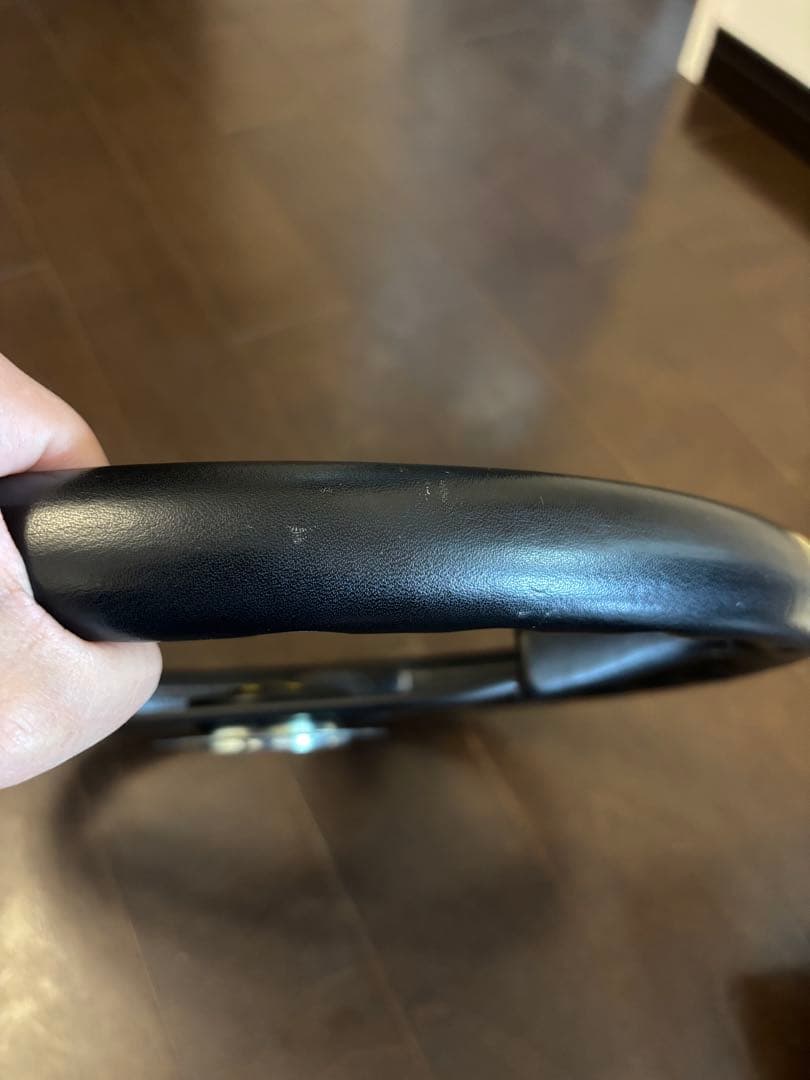 ユーノス　ロードスター　MOMO 純正レザー　　ステアリング　ハンドル　NA