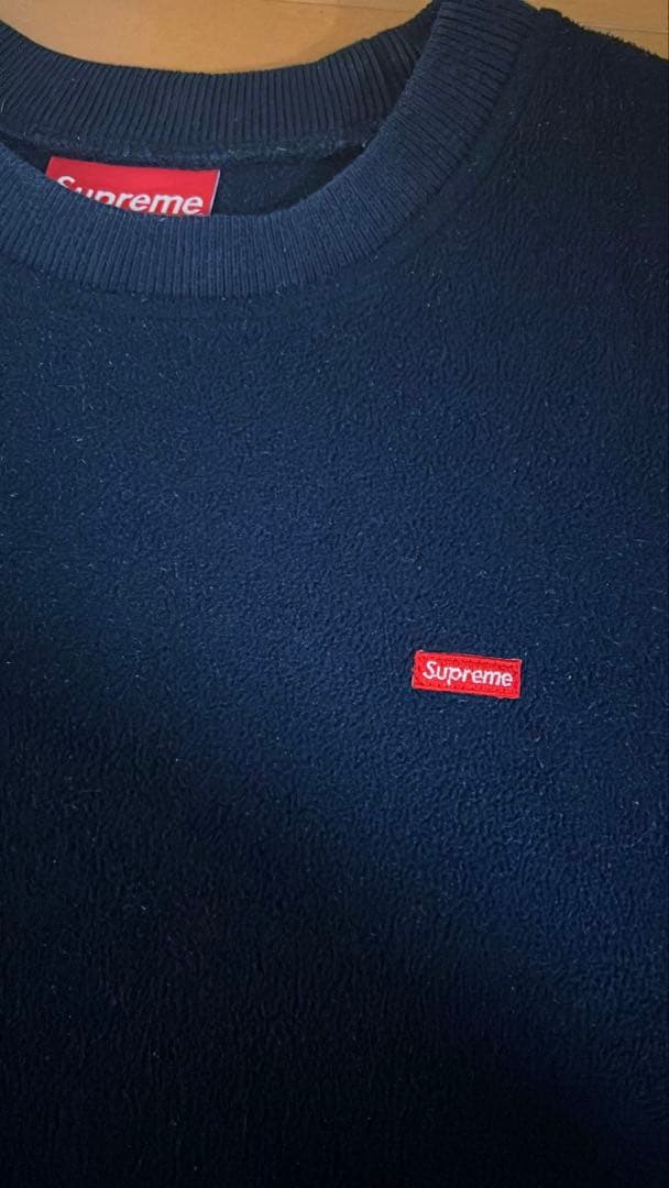 h*y様 supreme polartec small box crewneck